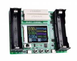 Battery Capacity Tester for 18650 Lithium Battery Voltage Current Indicator 1.77in TFT LCD Display Module